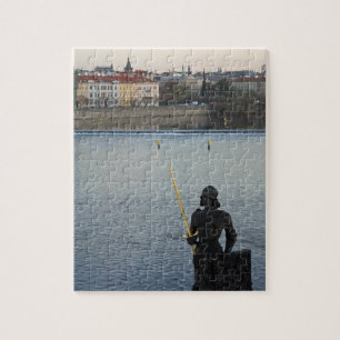 Prague standbeeld legpuzzel