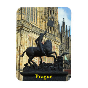 Prague standbeeld magneet