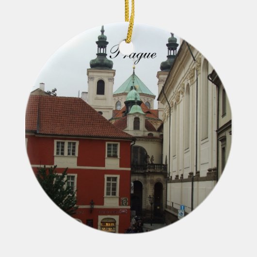 Prague Travel Ornament (Voorkant)