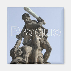 Prague Travel Photo Souvenir Fridge Magnet Magneet