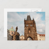 Prague, Tsjechische foto Briefkaart (Voorkant / Achterkant)