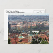 Prague uitzicht Briefkaart (Voorkant / Achterkant)