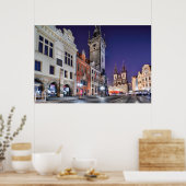 Prague Vieux-Ville Carré, Tour de l'horloge Poster (Cuisine)