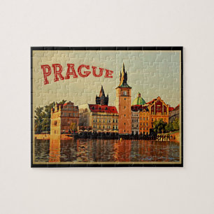 Prague Vintage Travel Legpuzzel