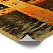 Prague Vintage Travel Poster (Hoek)