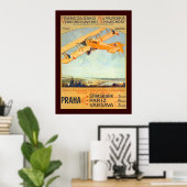 Praha ~ Franco Roumanie Poster (Thuiskantoor)