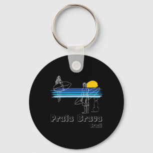 Praia Brava Brazilië, surfen strand surf gast met  Sleutelhanger