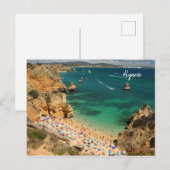 Praia do Camilo Lagos Algarve Briefkaart (Voorkant / Achterkant)