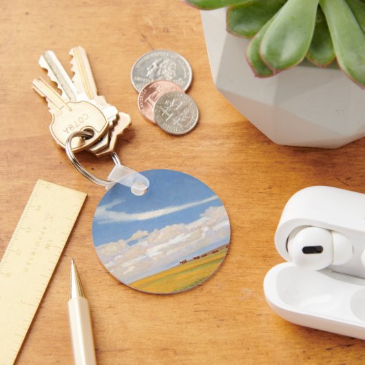 Prairie After Storm van Maynard Dixon, Vintage Kun Sleutelhanger (Bureau)