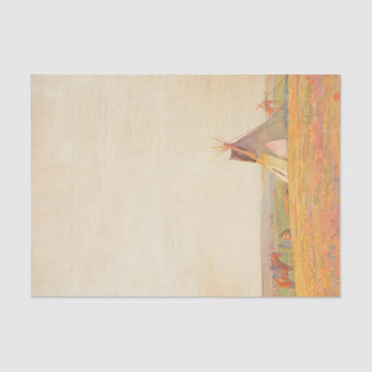 Prairie Avond door Maynard Dixon Tissuepapier (Voorkant)