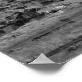 Prairie City, Oregon Birds Eye Uitzicht Poster (Hoek)