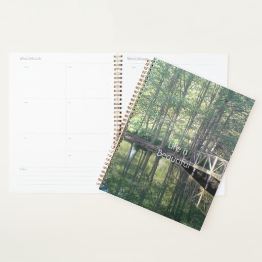 Prairie d'arbres Nature Reflet (Devant avec enveloppe)