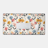 prairie de fleurs sauvages,aquarelle fleurs sauvag (Clavier et souris)