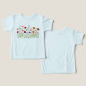 Prairie de fleurs sauvages avec des floraisons nat (Design Recto & Verso)