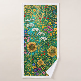 Prairie de tournesols de Klimt