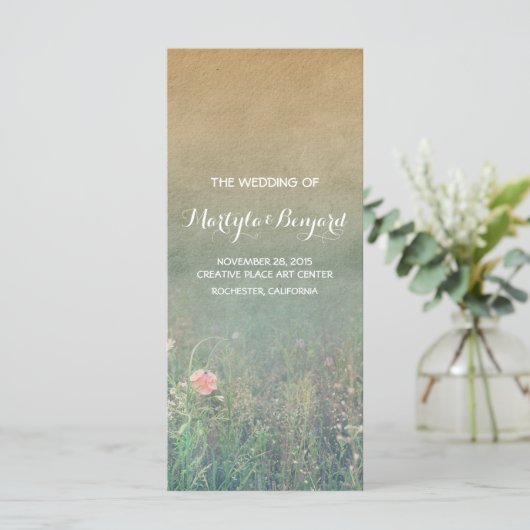 prairie d'été programmes de mariage romantique rus (Debout devant)