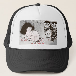 Prairie Dog and Owls in Burrow Trucker Pet