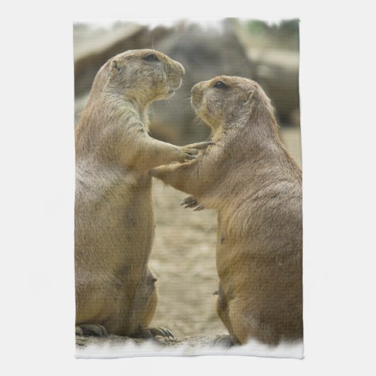 Prairie Dog Deal Kitchen Towel Theedoek (Verticaal)
