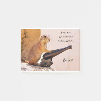 Prairie Dog - grappig - Happy Birthday Post-it® Notes
