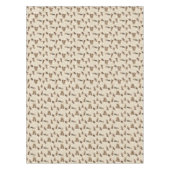 Prairie Dog Party Tablecloth (Cream) Tafelkleed (Voorkant)