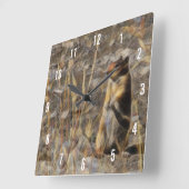 Prairie Dog Square Clock Vierkante Klok (Hoek)