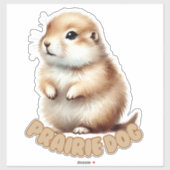 PRAIRIE DOG - STICKER DE NURSERY (Feuille)