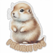 PRAIRIE DOG - STICKER DE NURSERY (Devant)