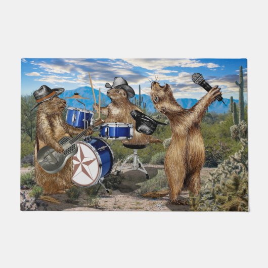Prairie Dogs Deurmat (Voorkant)