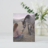 Prairie Douce | Art Équestre | Carte Postale (Debout devant)