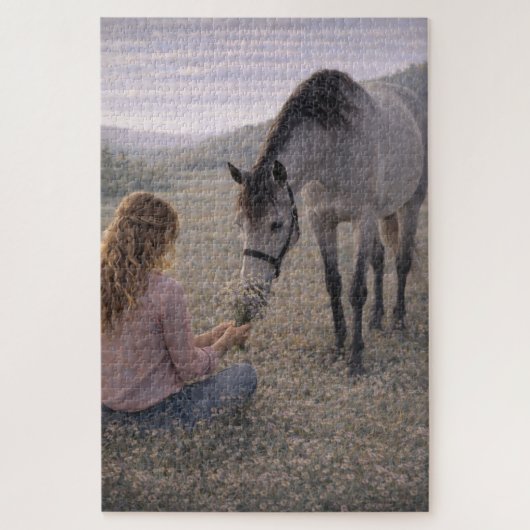 Prairie Douce | Art Équestre | Puzzle (Vertical)
