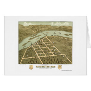 Prairie Du Sac, WI Panoramic Map - 1870