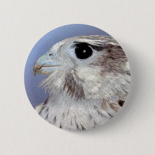 Prairie Falcon Ronde Button 5,7 Cm