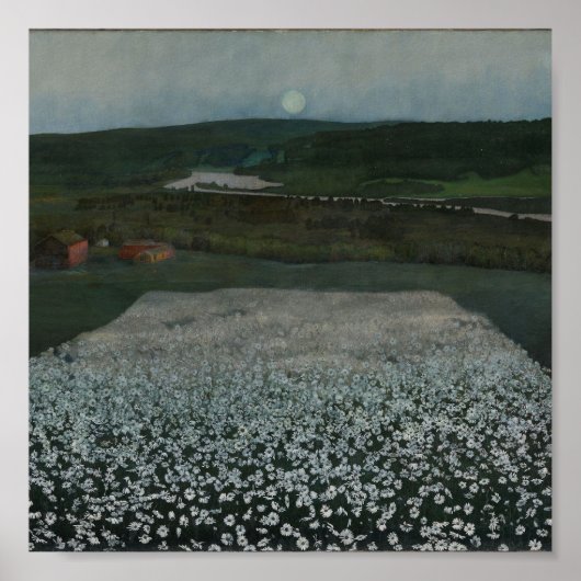 Prairie fleurie dans le Nord - Impression d'art fi (Devant)