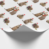 Prairie Kerst Wrapping Papier (kies kleur) (Hoek)