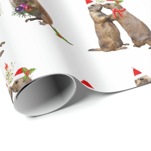 Prairie Kerst Wrapping Papier (kies kleur) (Rol Hoek)