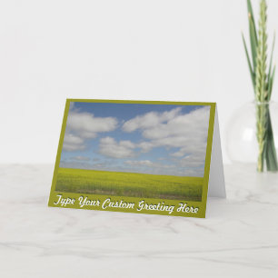 Prairie Landscape Cards Manitoba Persoonlijke kaar Kaart