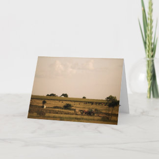 Prairie Landscape Note Kaart