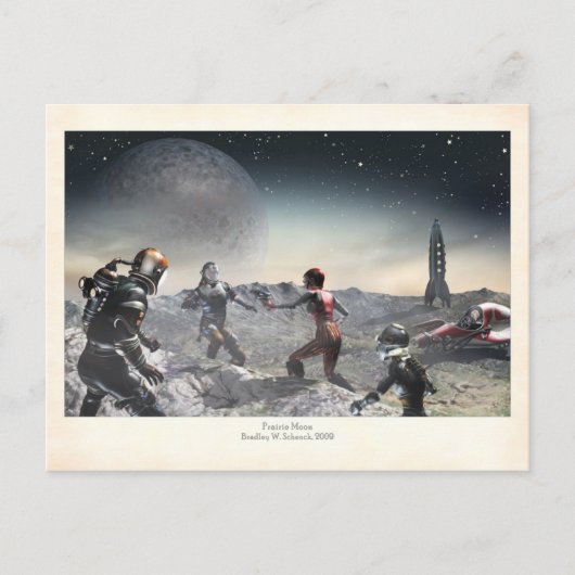 Prairie Moon Briefkaart (Voorkant)