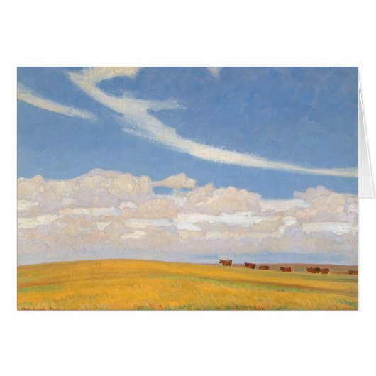 Prairie Na Storm van Maynard Dixon,  kunst (Voorkant Horizontaal)