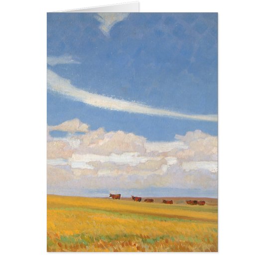Prairie Na Storm van Maynard Dixon,  kunst (Voorkant)