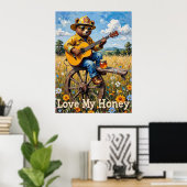 Prairie Pickin': Beer's Wheeltop Tune Poster (Thuiskantoor)