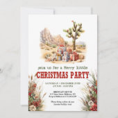 Prairie Ranch Christmas Party Invitation (Devant)
