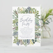 prairie sauvage | Invitation de fête d'anniversair (Debout devant)