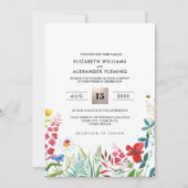 prairie sauvage | Invitations de mariage d'été dan (Devant)