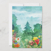 prairie sauvage | Invitations de mariage d'été dan (Dos)