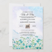 prairie sauvage | Invitations du Spring Engagement (Devant)
