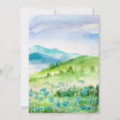 prairie sauvage | Invitations du Spring Engagement (Dos)