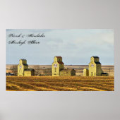 Prairie Sentinels Mossleigh Alberta Affiche (Devant)