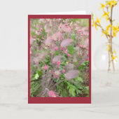 Prairie Smoke Blank Note Kaart (Gele Bloem)