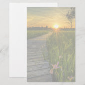 Prairie Sunset Briefpapier (Voorkant / Achterkant)